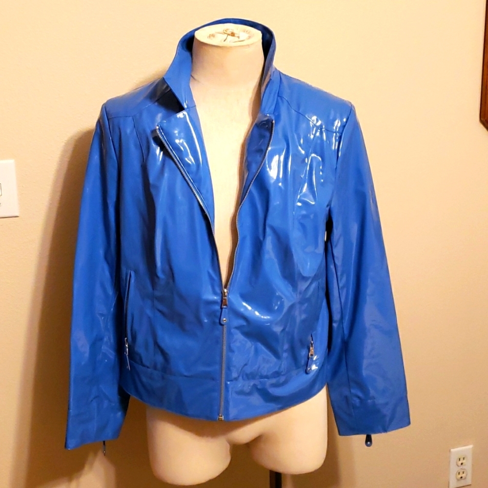 PAMELA McCoy rich blue ladies jacket,